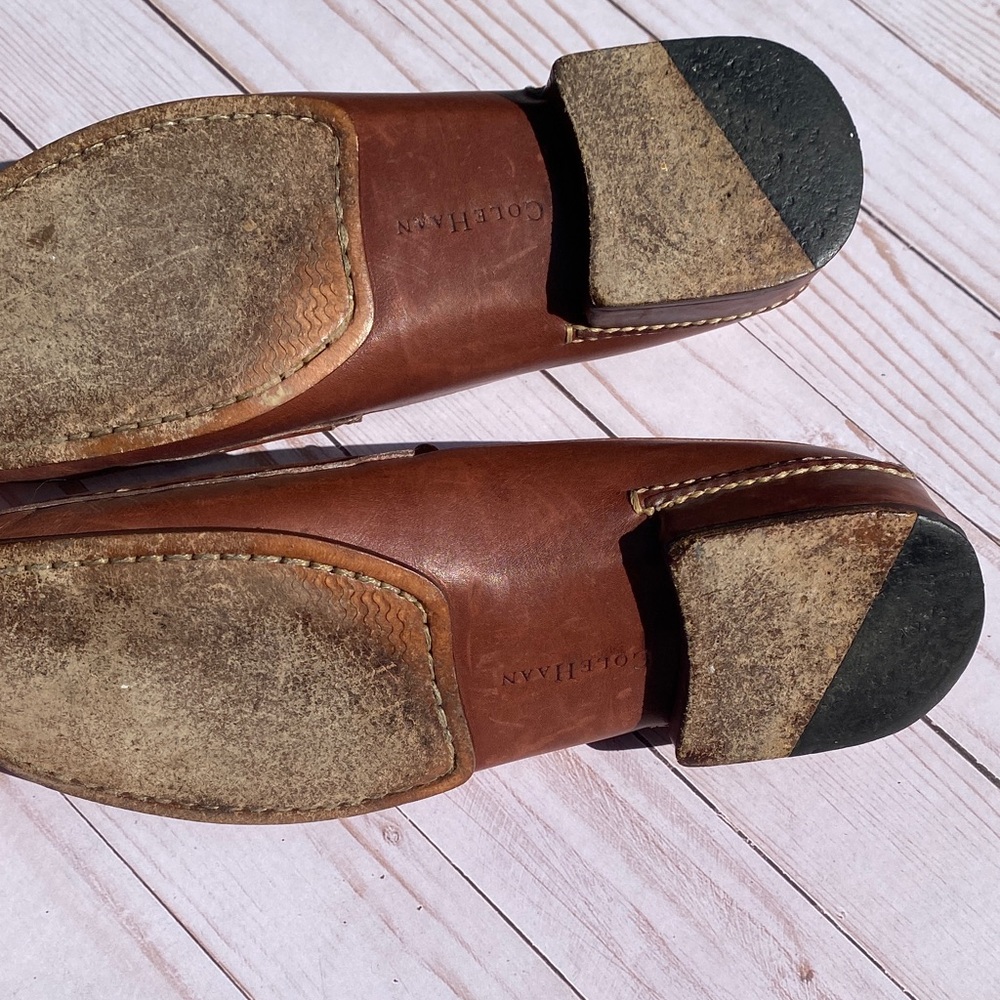 Cole Haan Country Vintage 90s Leather Loafers - Picture 6 of 7